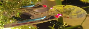 Star Trek Enterprise-E / Sovereign Class Starship Christmas Ornament